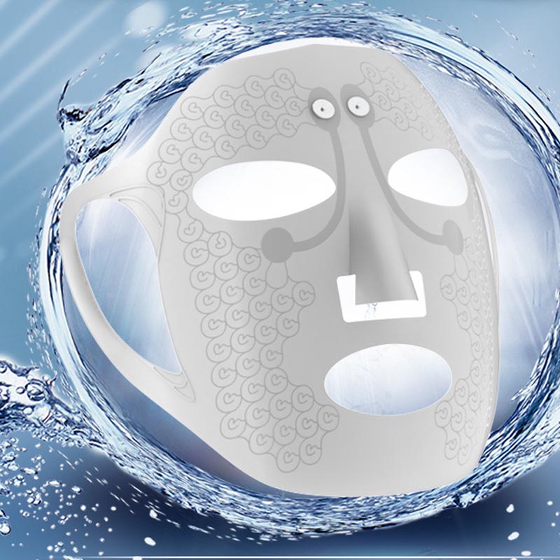 Máscara Masajeadora Facial Eléctrica — Reafirmante e Hidratante