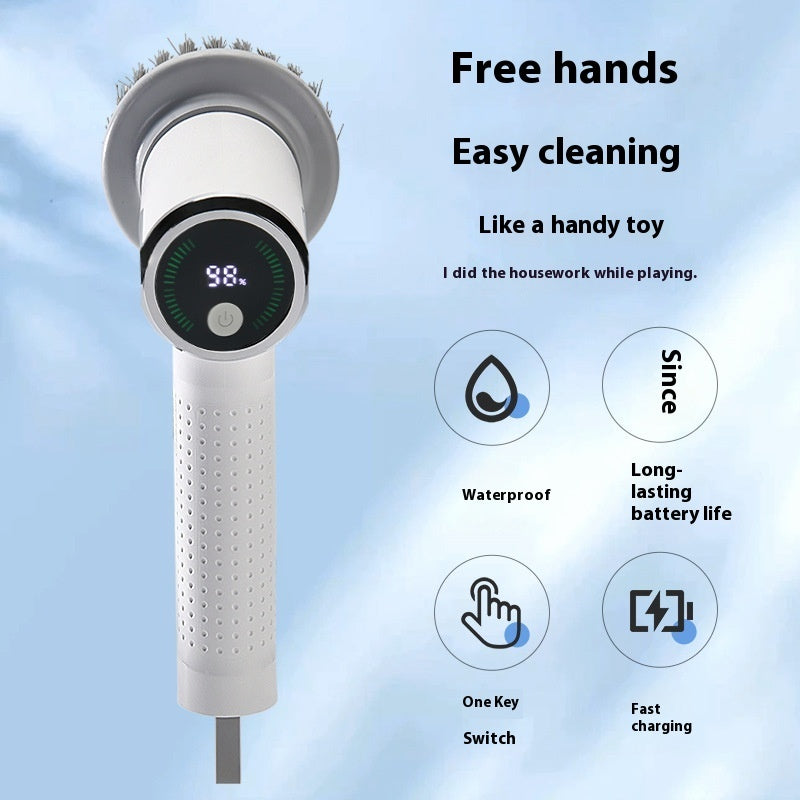 Cepillo Eléctrico Multifuncional para Limpieza del Hogar